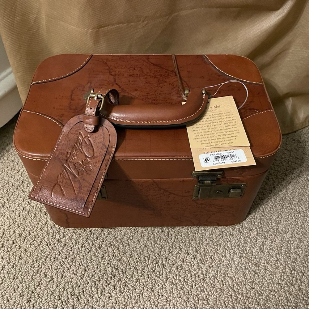 Patricia Nash Signature Map Makeup Travel Case